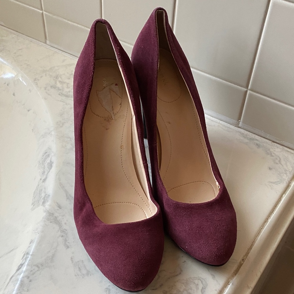 Elegant Burgundy Calvin Kline Women's Pumps